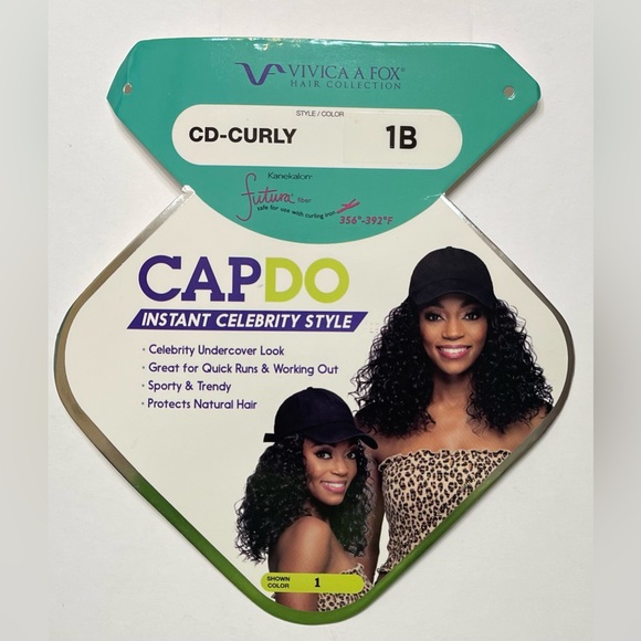 Vivica A Fox Cap Do Wig In Three Colors 1B, 4/27/615, P2216 - Picture 2 of 10